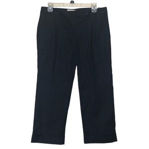 NWT Tommy Hilfiger | Cropped Stretch Navy Blue PreppyChic Cuffed Dress Pants